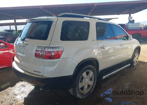 2008 GMC Acadia Slt-2 from USA, damaged, VIN 1GKEV33728J285103